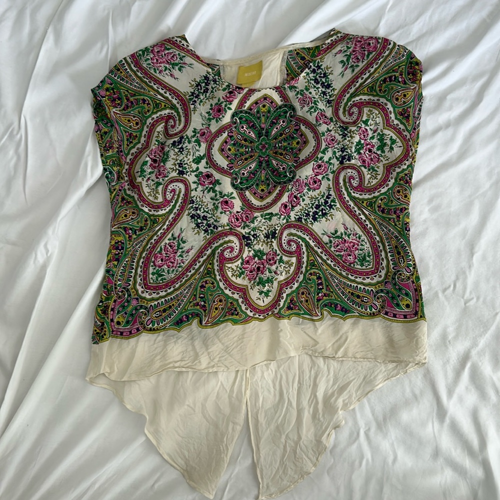 Maeve 100% silk top size 4 good condition